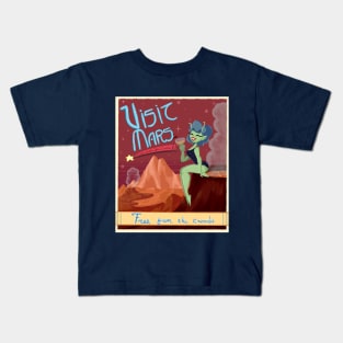 Visit Mars Kids T-Shirt